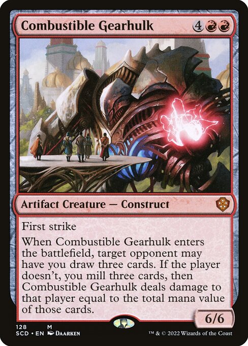 Combustible Gearhulk card art