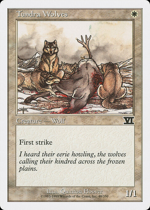 Tundra Wolves card art