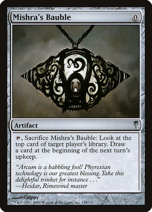 Mishra's Bauble card art