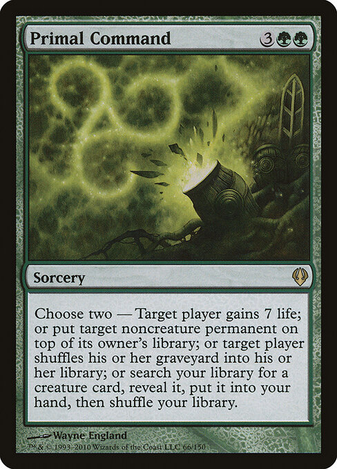 Primal Command card art