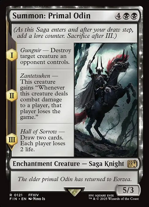 Summon: Primal Odin card art