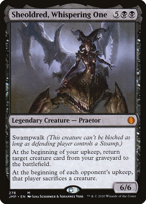 Sheoldred, Whispering One card art