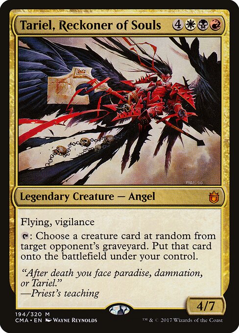 Tariel, Reckoner of Souls card art