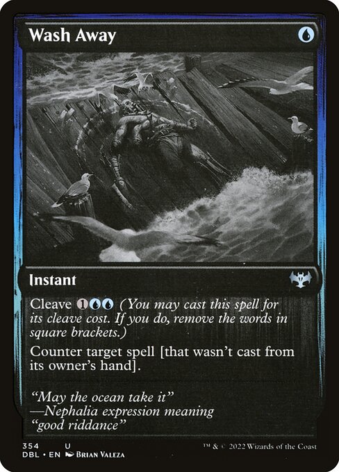 Wash Away card art