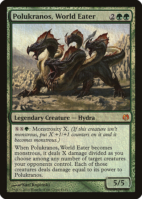Polukranos, World Eater card art