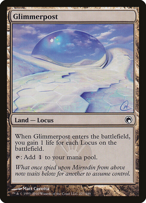 Glimmerpost card art