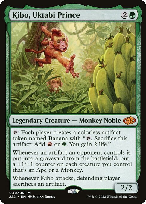 Kibo, Uktabi Prince card art