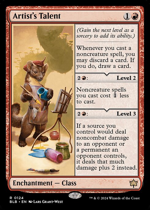 Artist's Talent card art