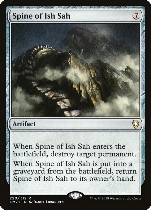 Spine of Ish Sah card art