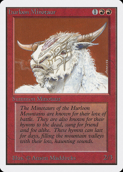 Hurloon Minotaur card art