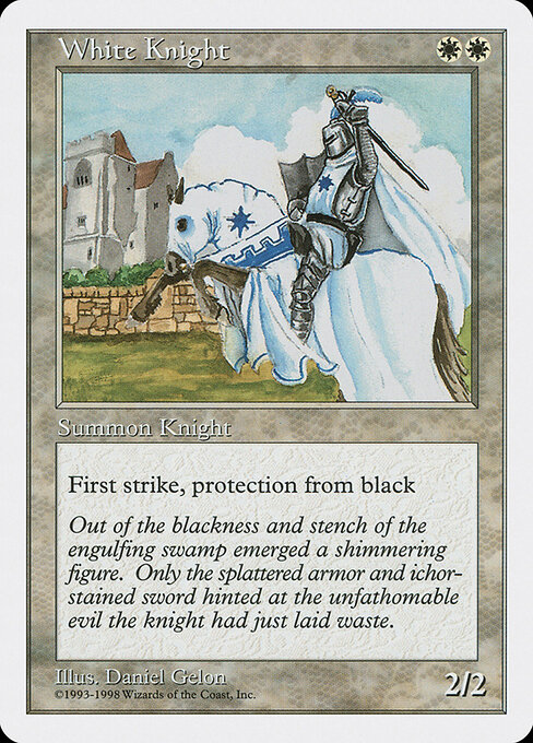White Knight card art