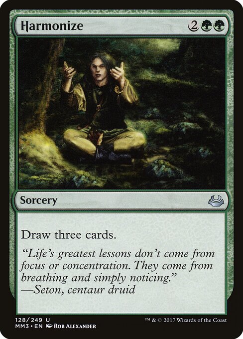 Harmonize card art