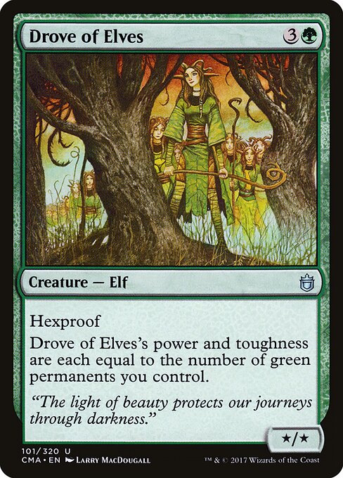 Drove of Elves card art