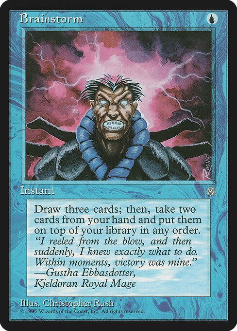 Brainstorm card art