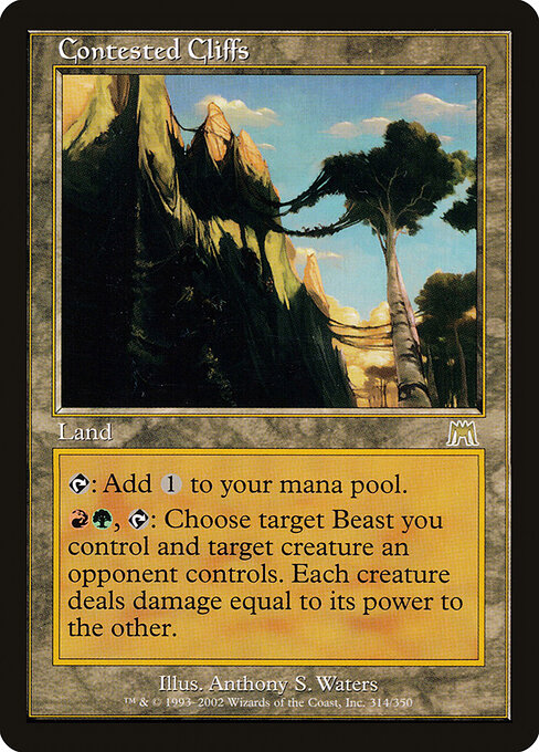 Contested Cliffs card art