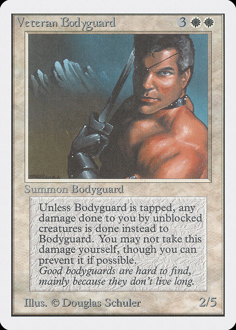 Veteran Bodyguard card art