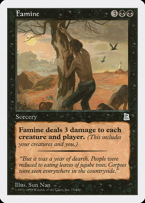 Famine card art