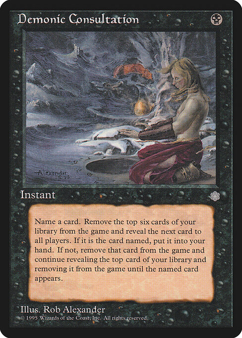 Demonic Consultation card art