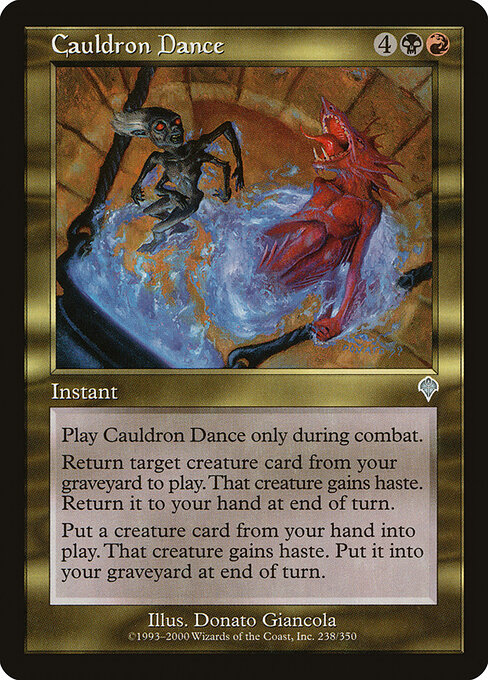Cauldron Dance card art
