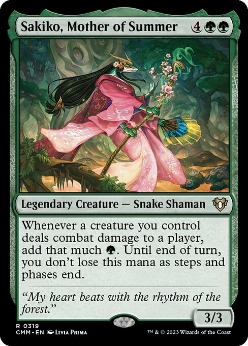 Sakiko, Mother of Summer card art