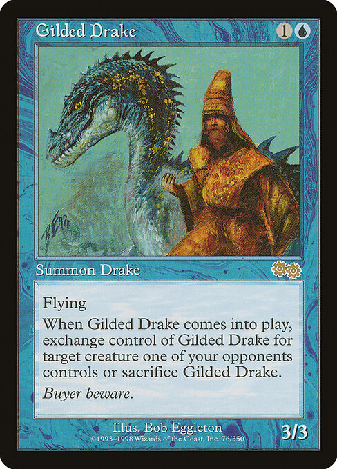 Gilded Drake card art