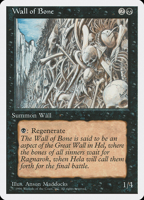 Wall of Bone card art