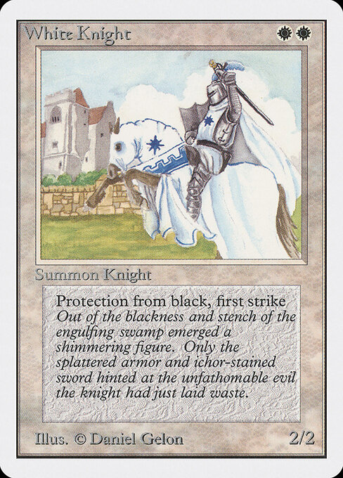 White Knight card art
