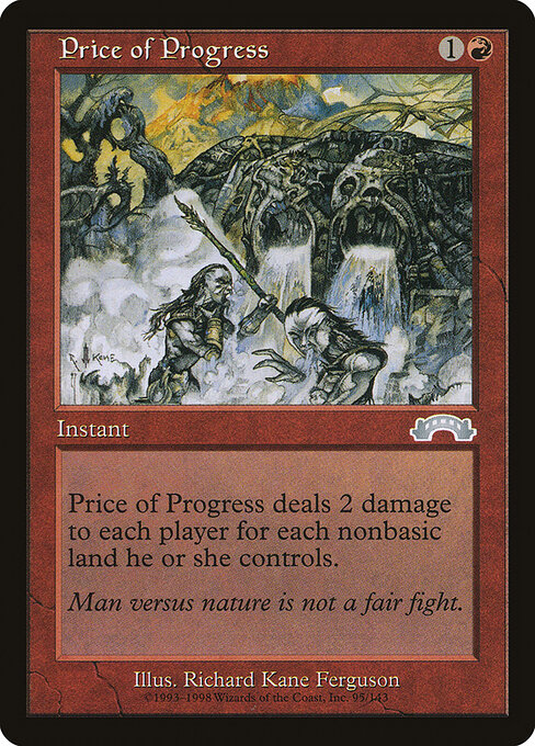 Price of Progress card art