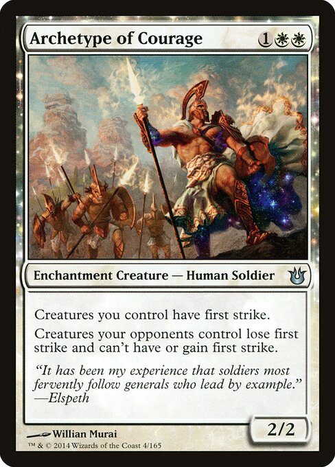 Archetype of Courage card art
