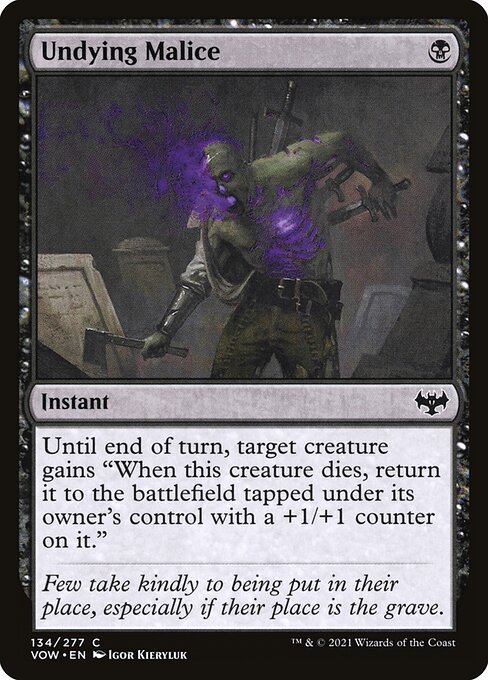 Undying Malice card art