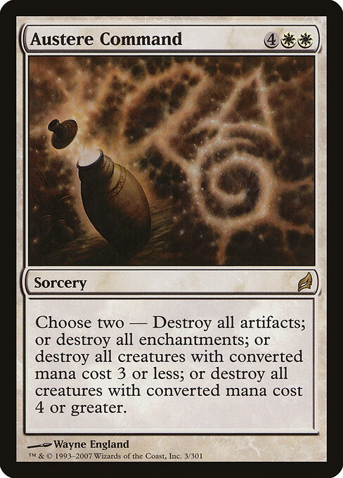 Austere Command card art