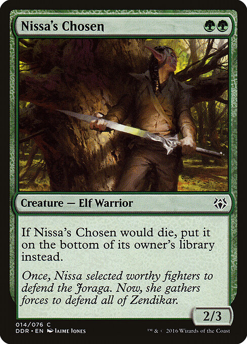 Nissa's Chosen card art
