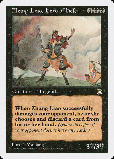 Zhang Liao, Hero of Hefei card art