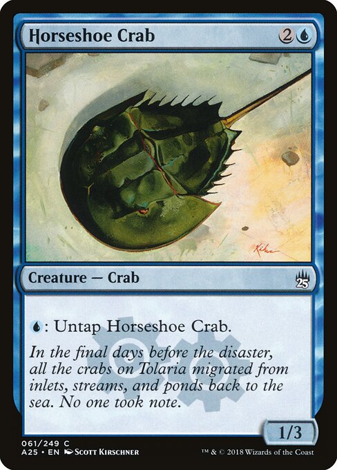 Horseshoe Crab card art