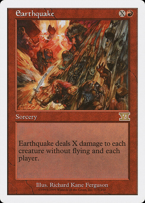 Earthquake card art