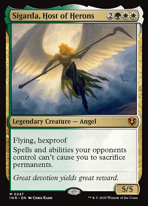 Sigarda, Host of Herons card art