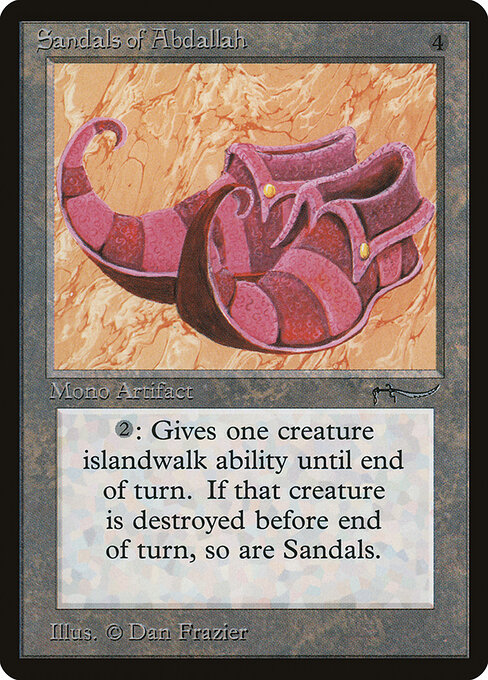 Sandals of Abdallah card art