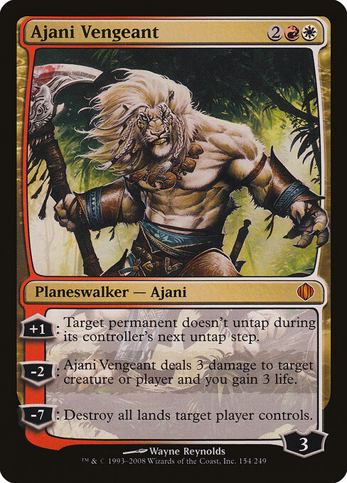 Ajani Vengeant card art