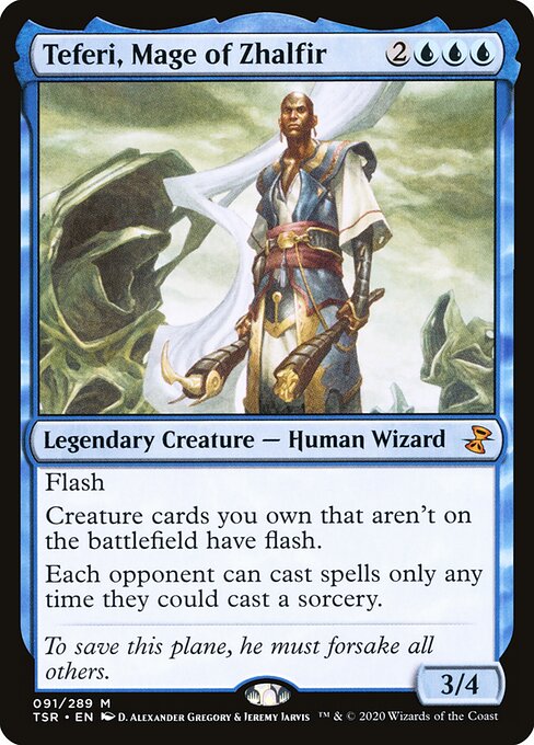 Teferi, Mage of Zhalfir card art
