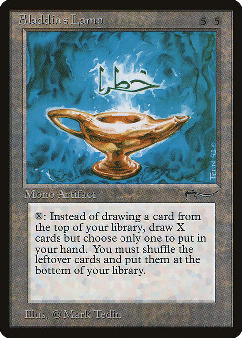 Aladdin's Lamp card art