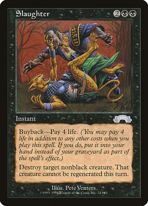 Slaughter card art