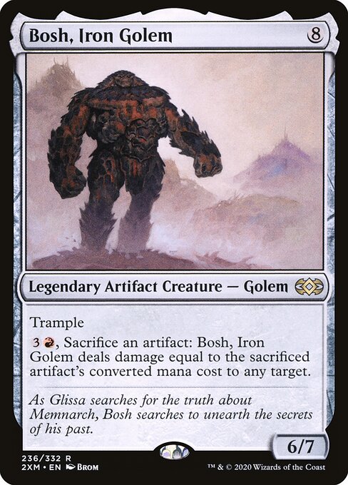 Bosh, Iron Golem card art
