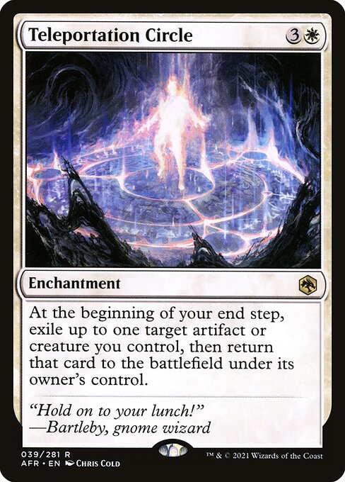 Teleportation Circle card art