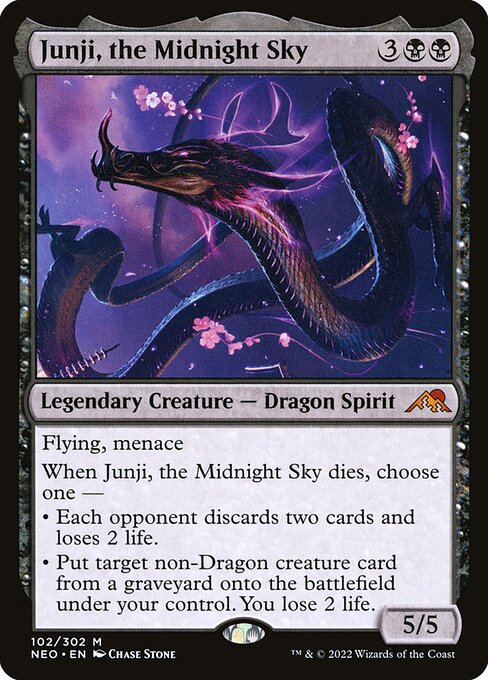 Junji, the Midnight Sky card art