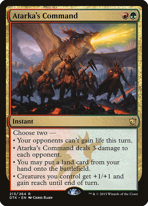 Atarka's Command card art
