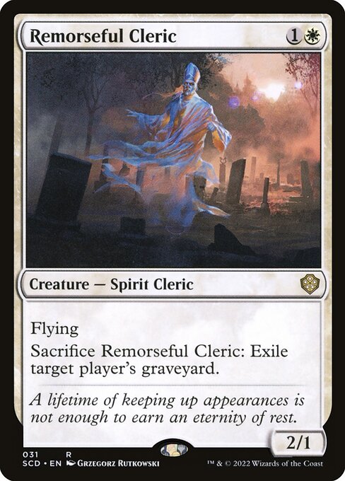Remorseful Cleric card art