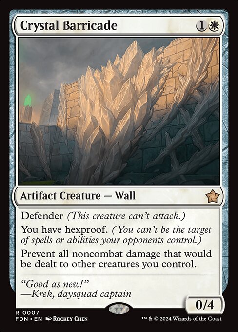Crystal Barricade card art