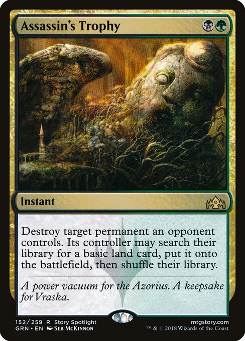 Assassin's Trophy card art