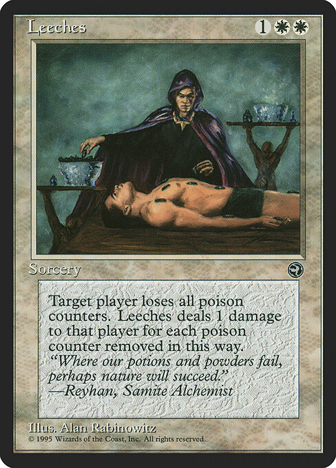 Leeches card art