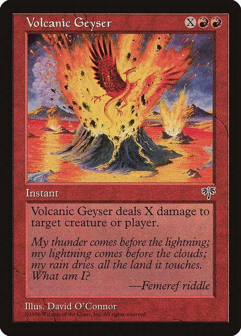 Volcanic Geyser card art